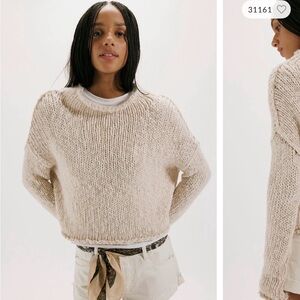 Free People Opal Rollneck Knit Sweater